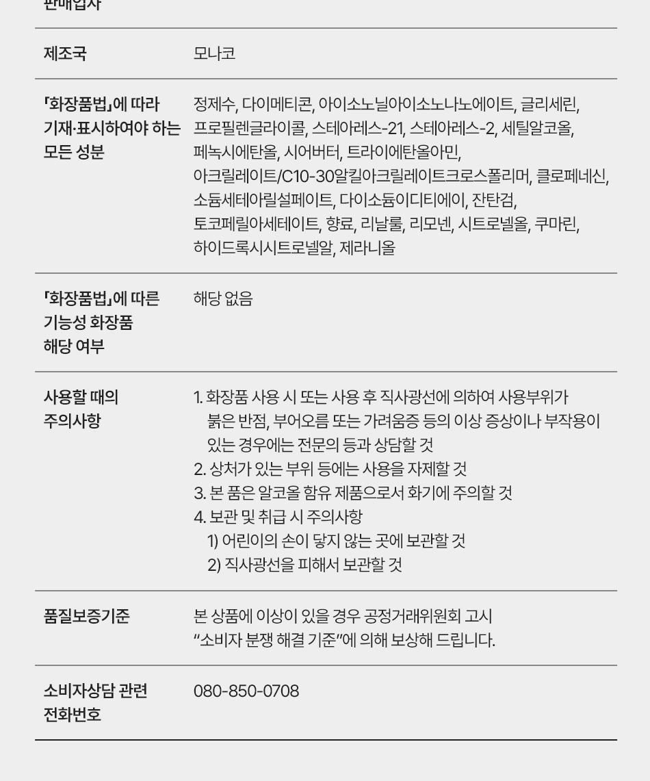 캘빈클라인 CK ONE 모이스처라이저 250ml 상세페이지 27
