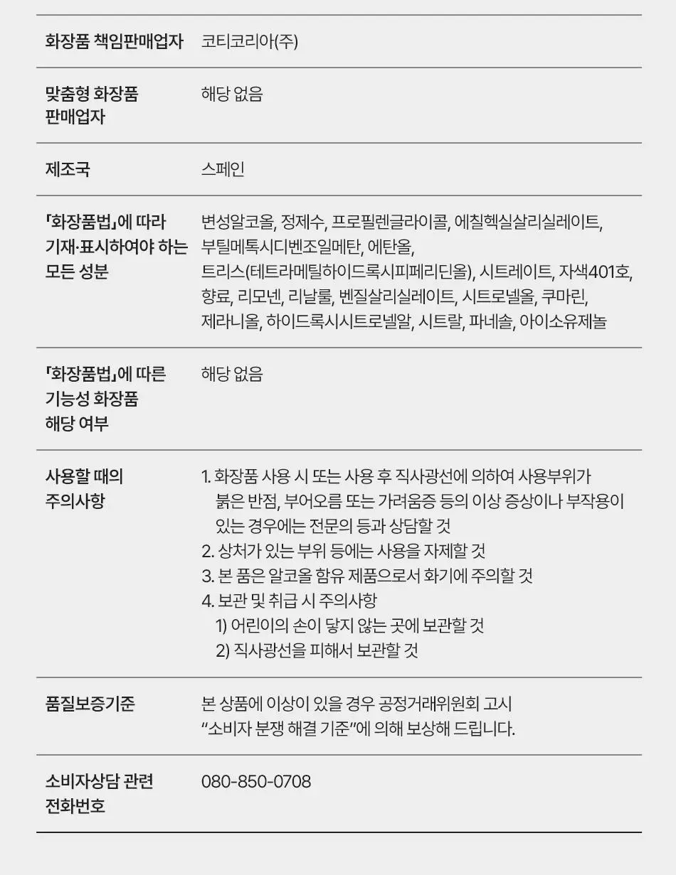 캘빈클라인 CK One/Be/모이스처라이저/에센스 퍼퓸 인텐스/미스트 상세페이지 27