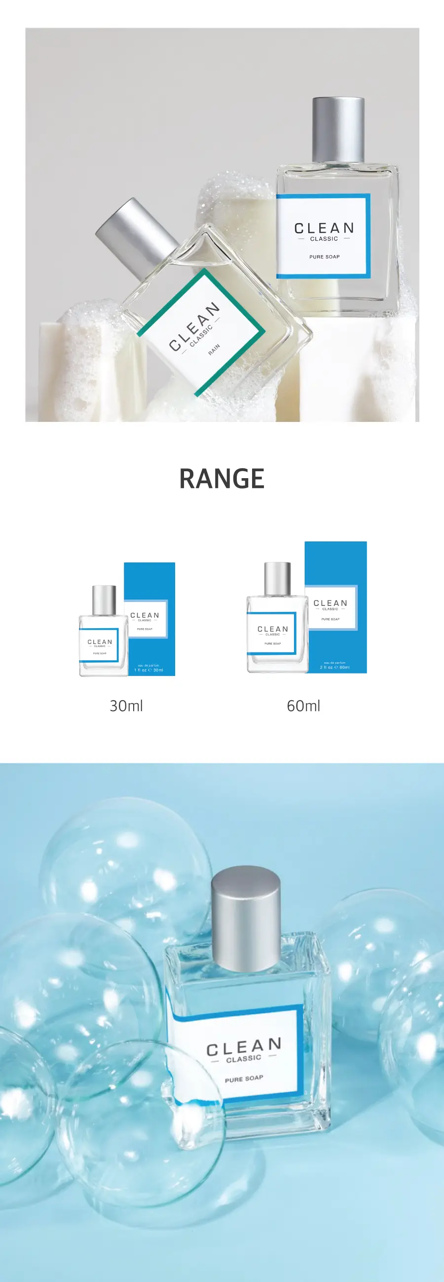 클린 퓨어솝 EDP 30ml/60ml 2종 중 택1 상세페이지 3