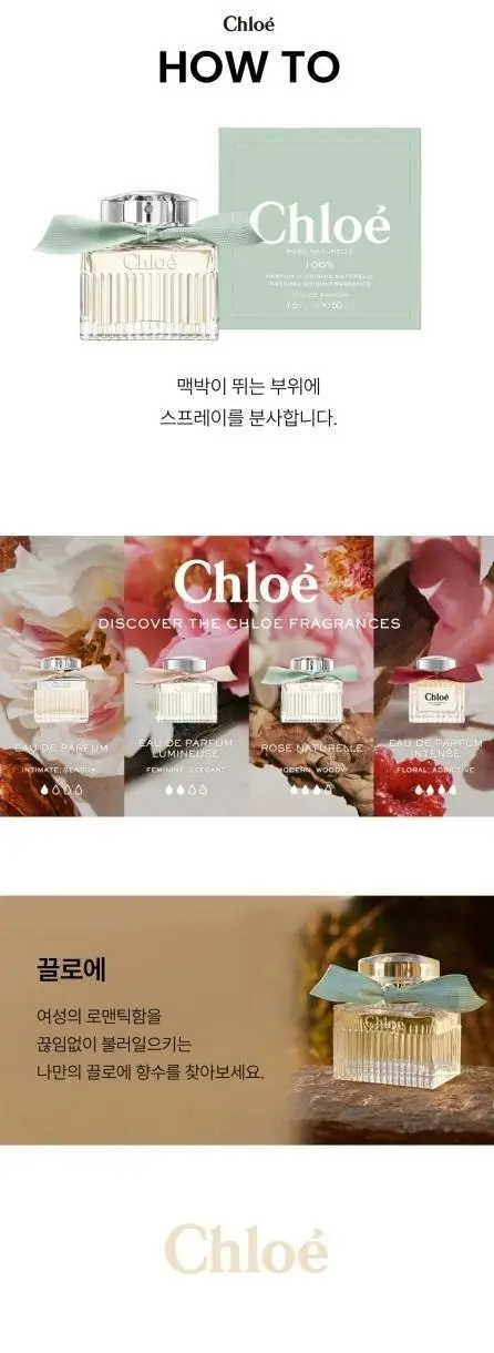 끌로에 나츄렐 EDP 30ml/50ml 상세페이지 4