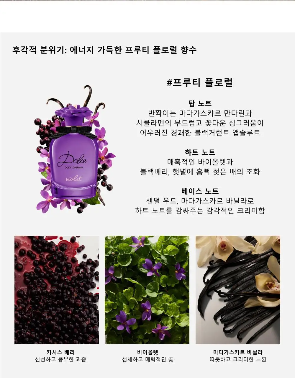 돌체앤가바나 돌체 바이올렛 EDT 50ml 상세페이지 3