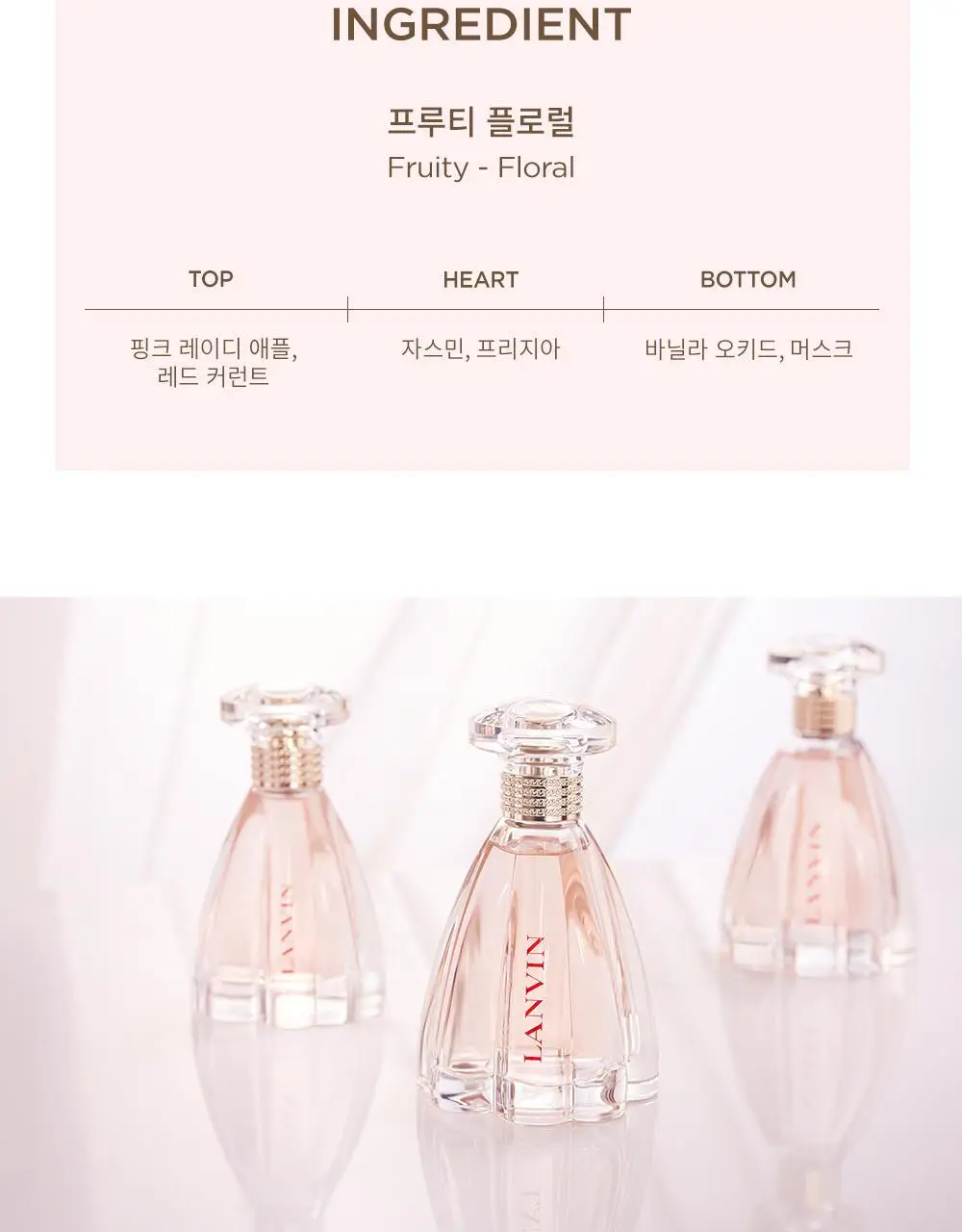 랑방 모던 프린세스 EDP 60ml 기획 (+모던 프린세스 샘플 2ml*2ea) 상세페이지 3
