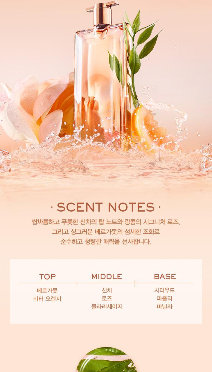 랑콤 이돌 오 드 뚜왈렛 25ml/50ml/100ml 상세페이지 5