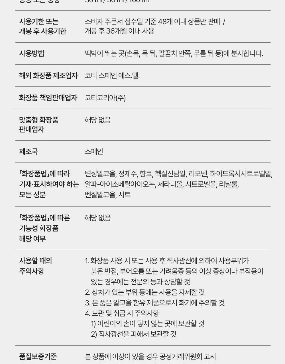 버버리 브릿쉬어 EDT 50ml 상세페이지 9