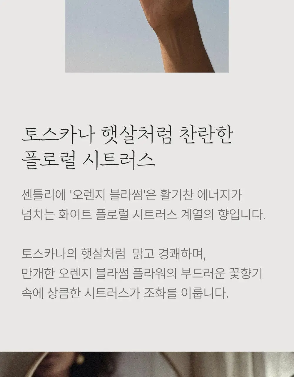센틀리에 EDP 50ml 오렌지 블라썸 토스카나 상세페이지 5