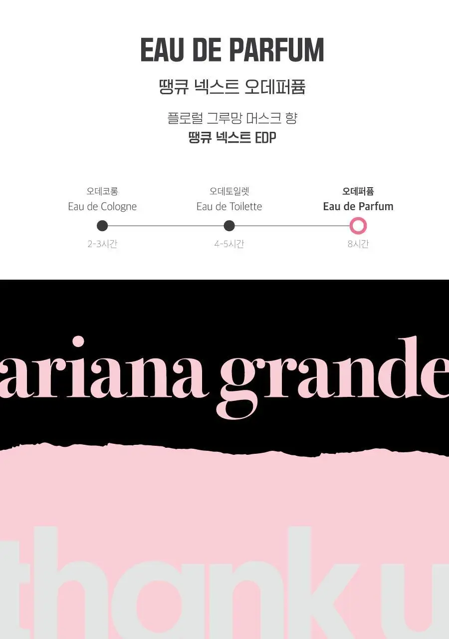 아리아나그란데 땡큐 넥스트 EDP 30ml 단품/기획 중 택1 상세페이지 10