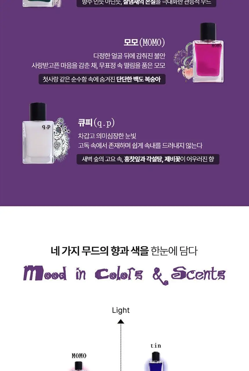우나 오 드 퍼퓸 50ml 2종 택 1(모모 MOMO - 딱딱한 백도 복숭아 / 베로 BERO - 장미+딸기+ 이끼) 상세페이지 14