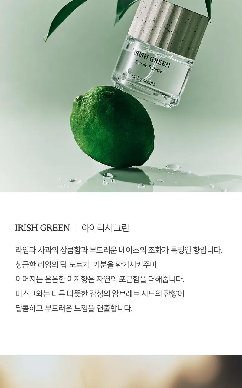 테일러센츠 오브제 퍼퓸 EDT 30ml 아이리시 그린 상세페이지 12