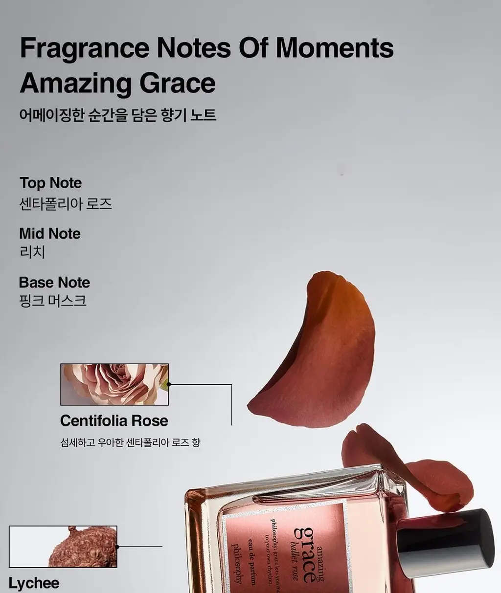 필로소피 어메이징 그레이스 발레로즈 EDP 60ml 상세페이지 3