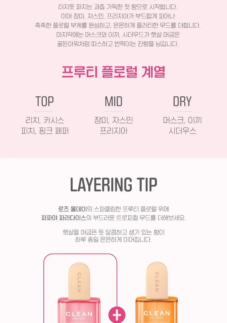 클린 헤어&바디 퍼퓸 미스트 4종 중 택1 상세페이지 6