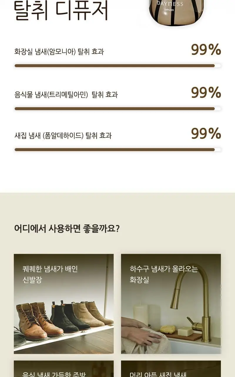 데이니스 탈취 디퓨저 플로럴 하우스 500ml 2개입 상세페이지 9
