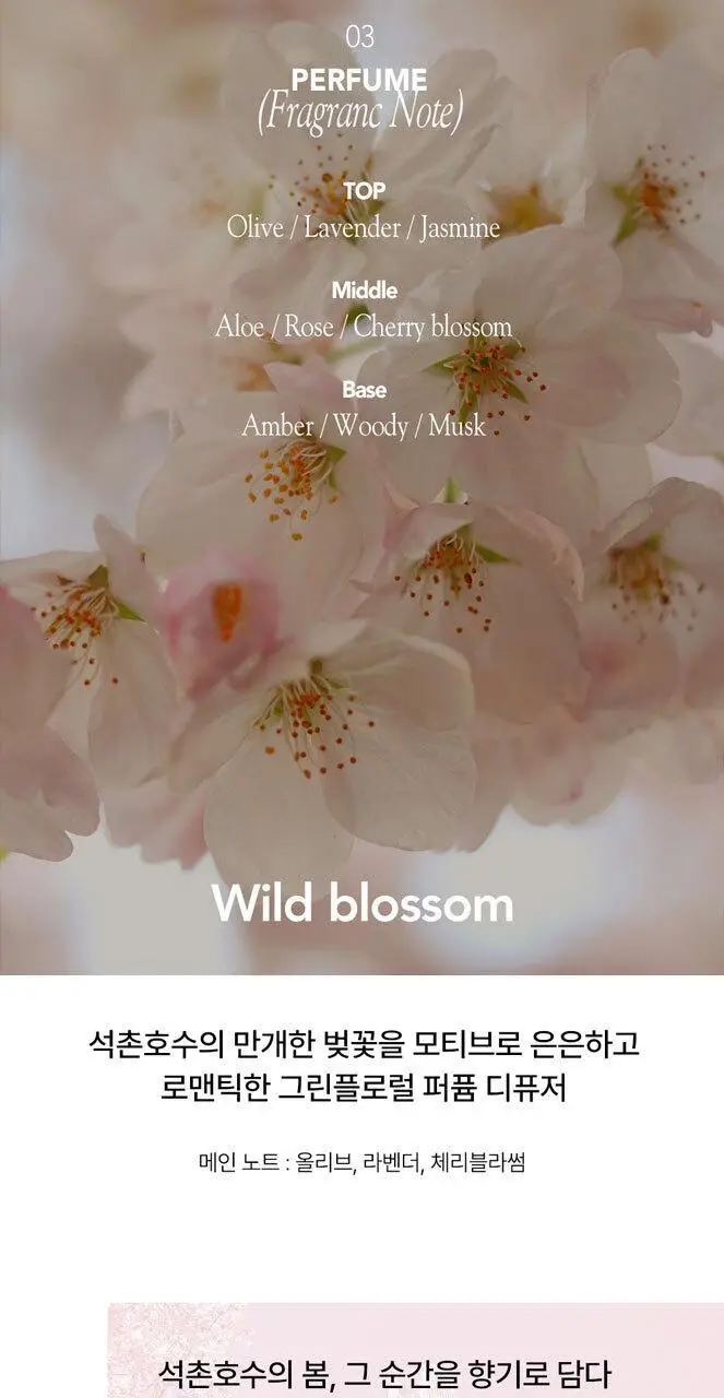 르버브 와일드 블라썸 디퓨저 200ml 벚꽃 상세페이지 2