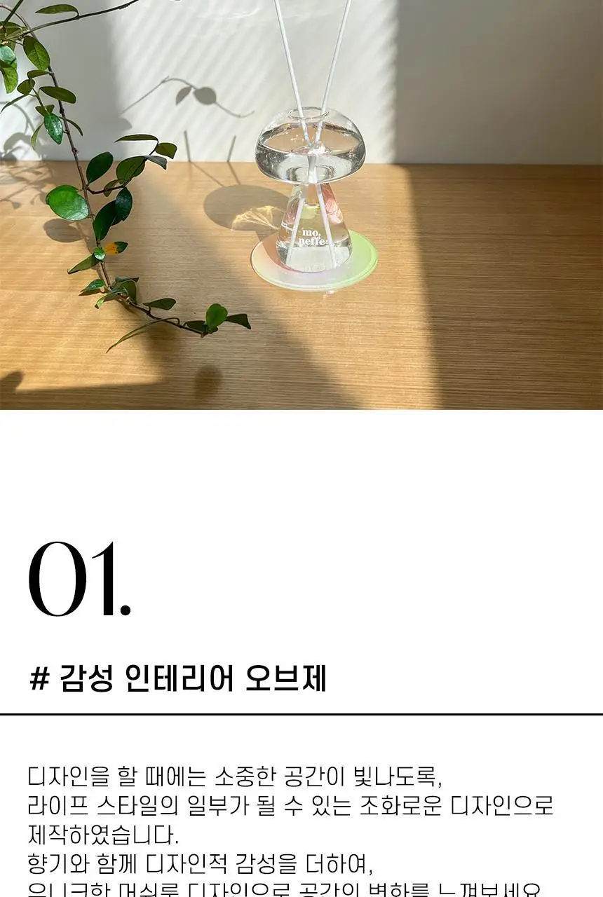 모네프 하트/머쉬룸 오브제 디퓨저 200ml (6종 택1) 상세페이지 30