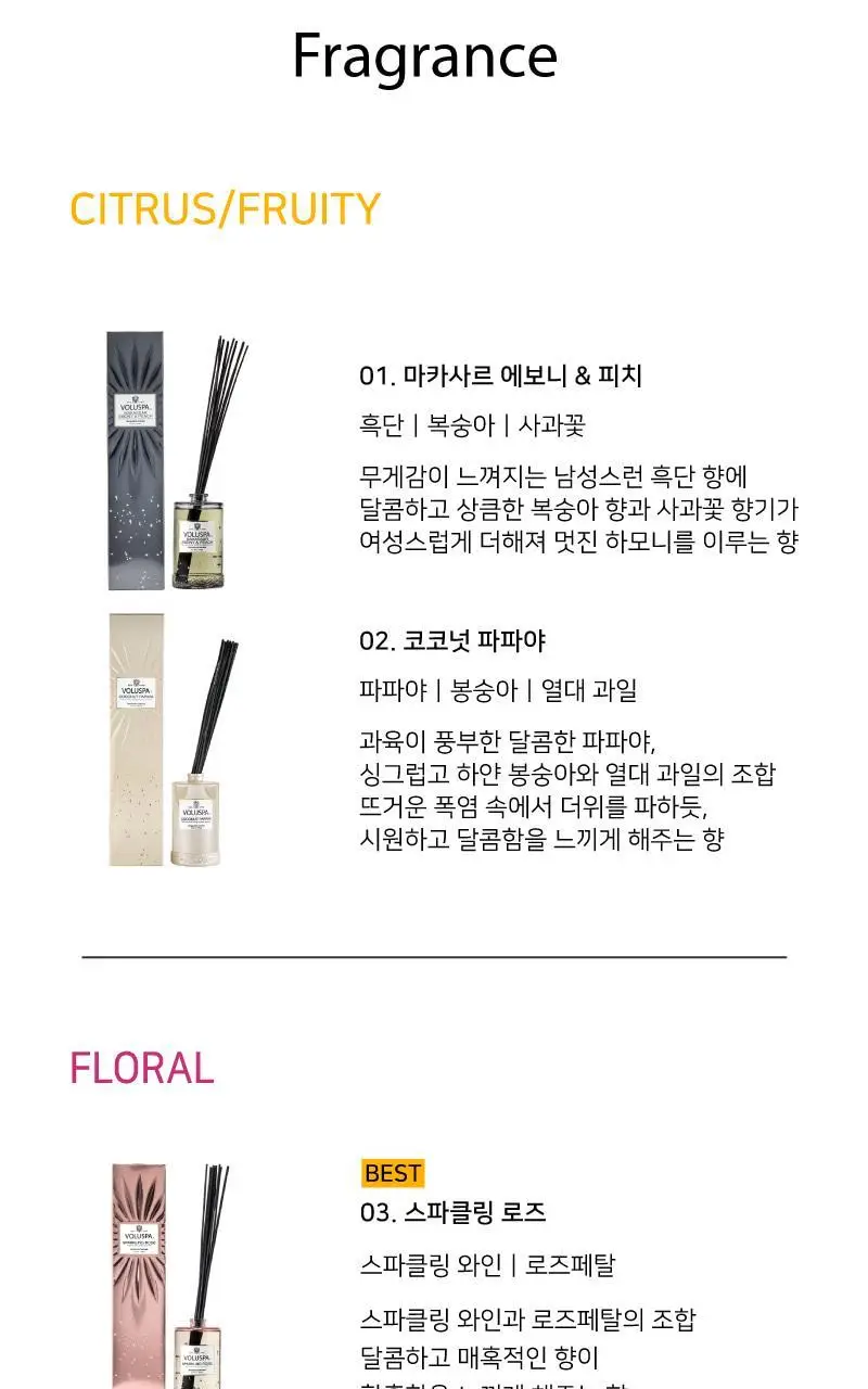 볼루스파 버메일 디퓨저 192ml 4종 (택1) 상세페이지 5