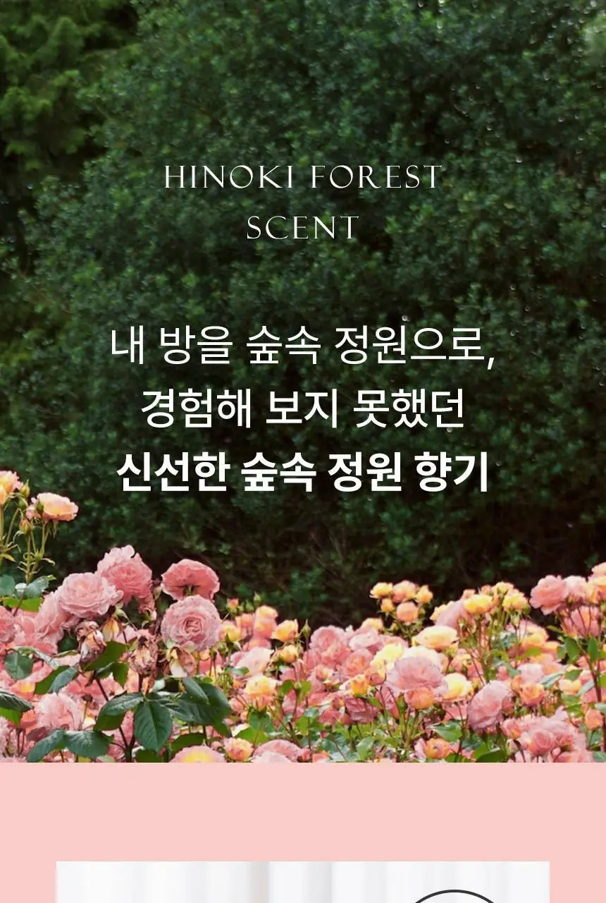 순백수 히노키(편백)로즈 디퓨저 150ml 상세페이지 2