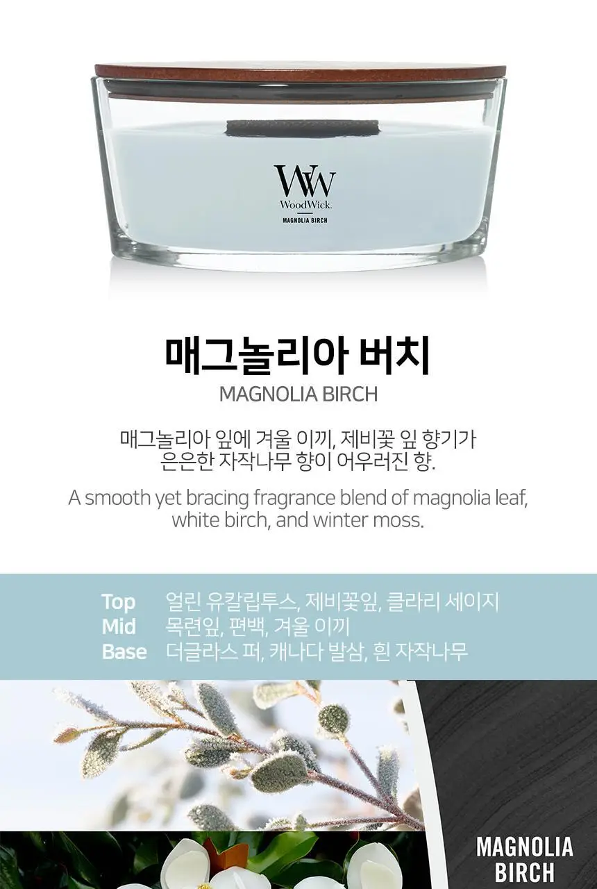 우드윅 일립스캔들 매그놀리아버치 453g 상세페이지 2