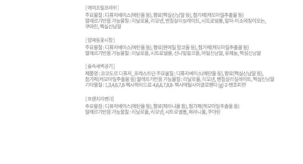 코코도르 블랙에디션 디퓨저 2종 /리필액 500ml 5종 택1 상세페이지 26