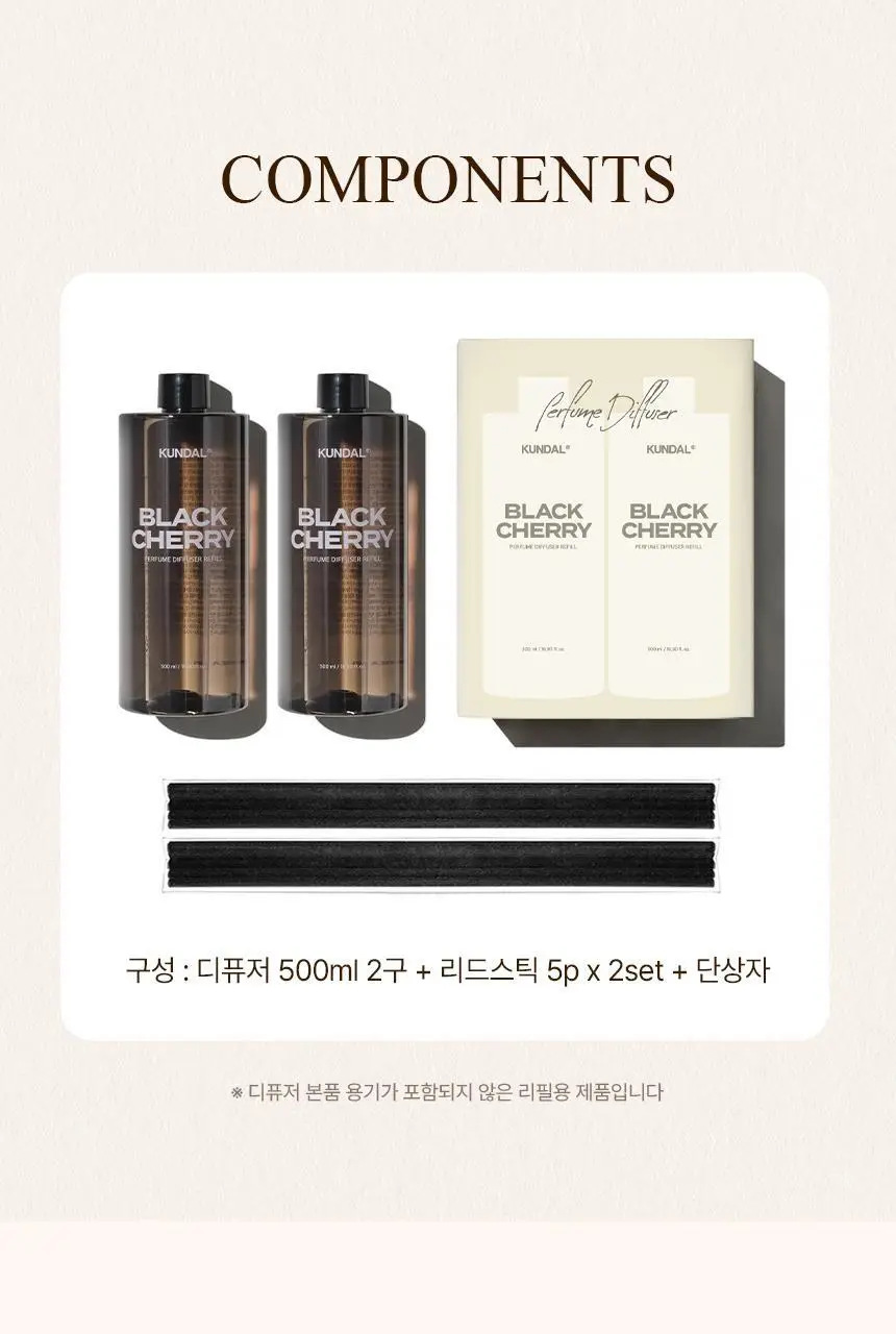 쿤달 퍼퓸 디퓨저 리필 500ml 2구 세트 3종 택 1 상세페이지 30