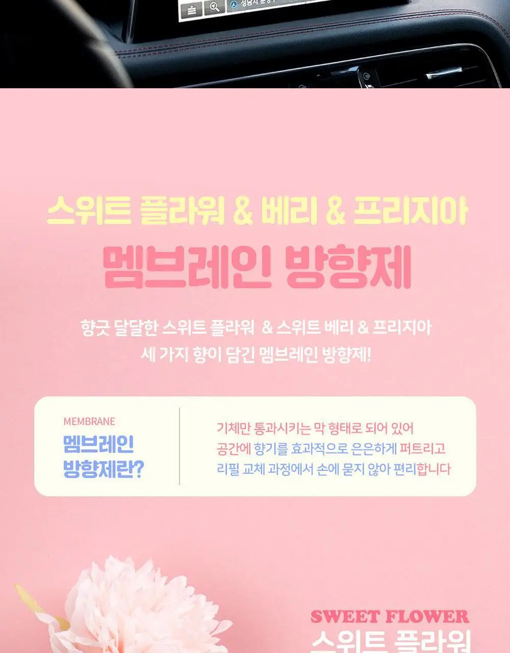 로이체 산리오 모니터 걸이형 방향제 8ml 3종 중 택1(마이멜로디/쿠로미/시나모롤) 상세페이지 12