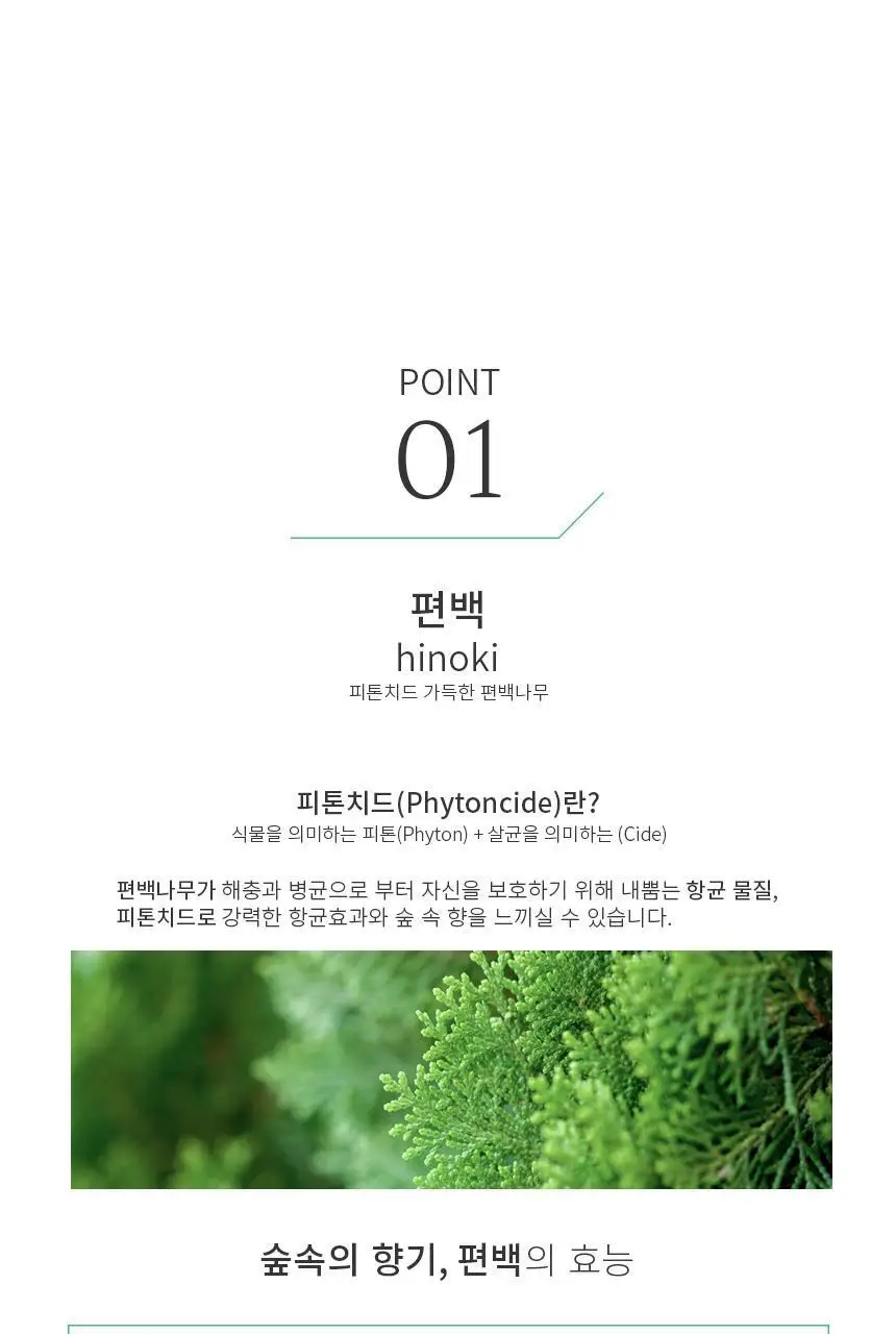 순백수 편백 스프레이 탈취제 100ml (섬유향수 & 드레스퍼퓸) 상세페이지 9
