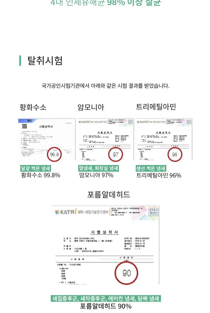 순백수 편백스프레이 탈취제 섬유향수& 드레스퍼퓸 기획 (500ml+100ml) 상세페이지 10