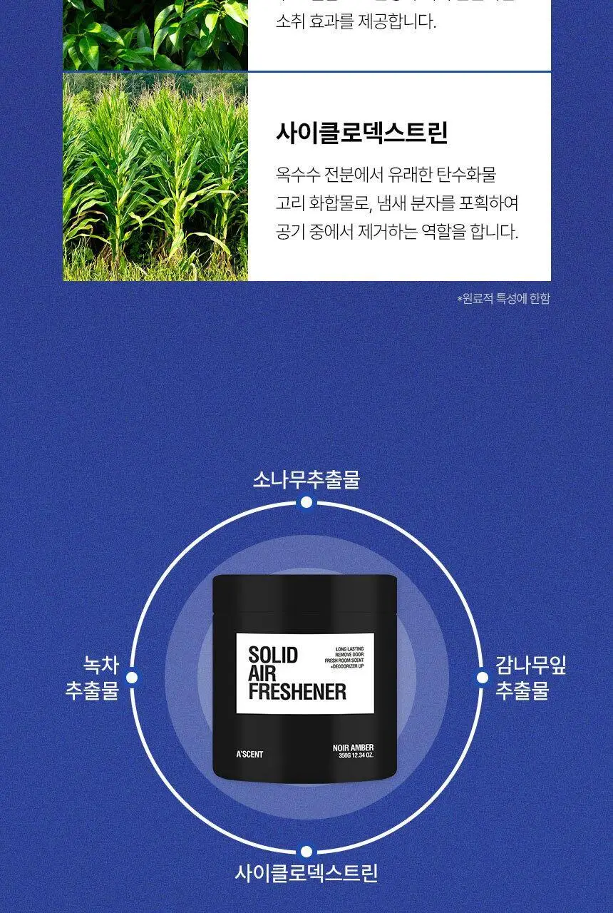 에이센트 솔리드 에어프레셔너 고체탈취제 누와르엠버 350g 상세페이지 31