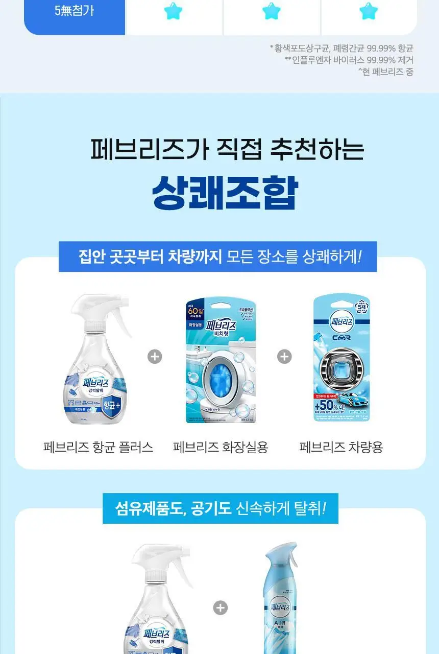페브리즈 섬유탈취제 항균플러스 용기형 370ml2종 택 1 상세페이지 11