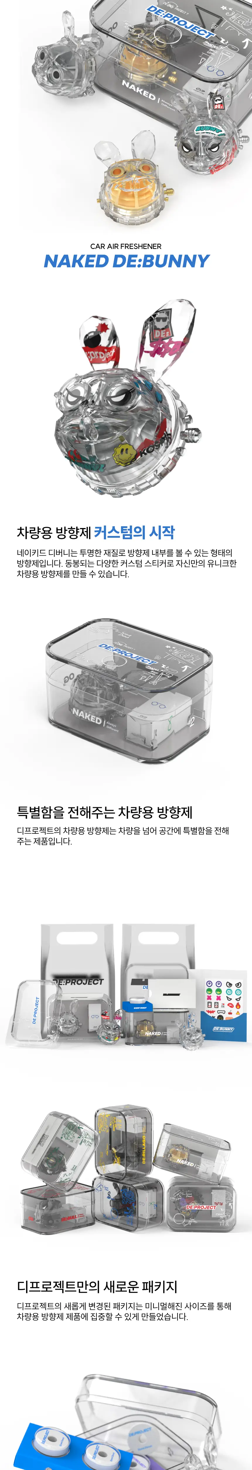디프로젝트 네이키드 디버니 차량용 방향제 3종 택1 상세페이지 3