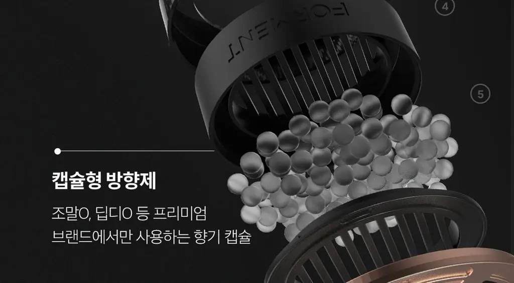 포맨트 퍼퓸 차량용 방향제 코튼허그 3종 택1(크롬블랙/로즈골드/화이트펄) 상세페이지 41