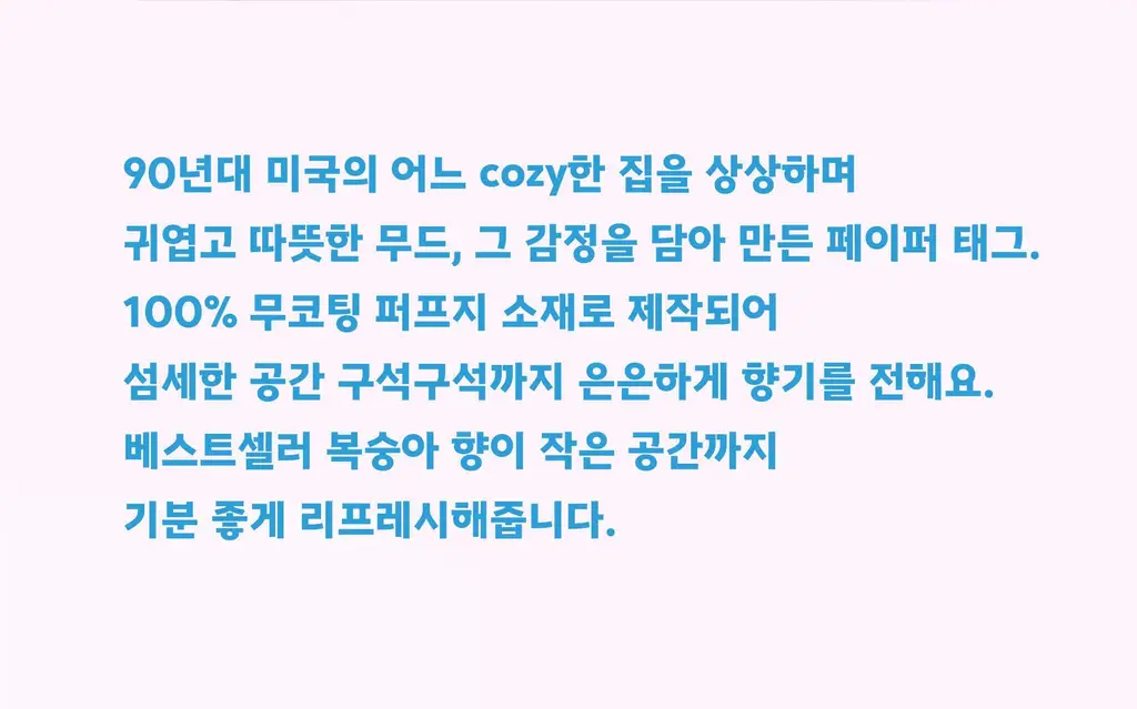 홀리바넘 페이퍼 태그 2종 중 택1 상세페이지 4