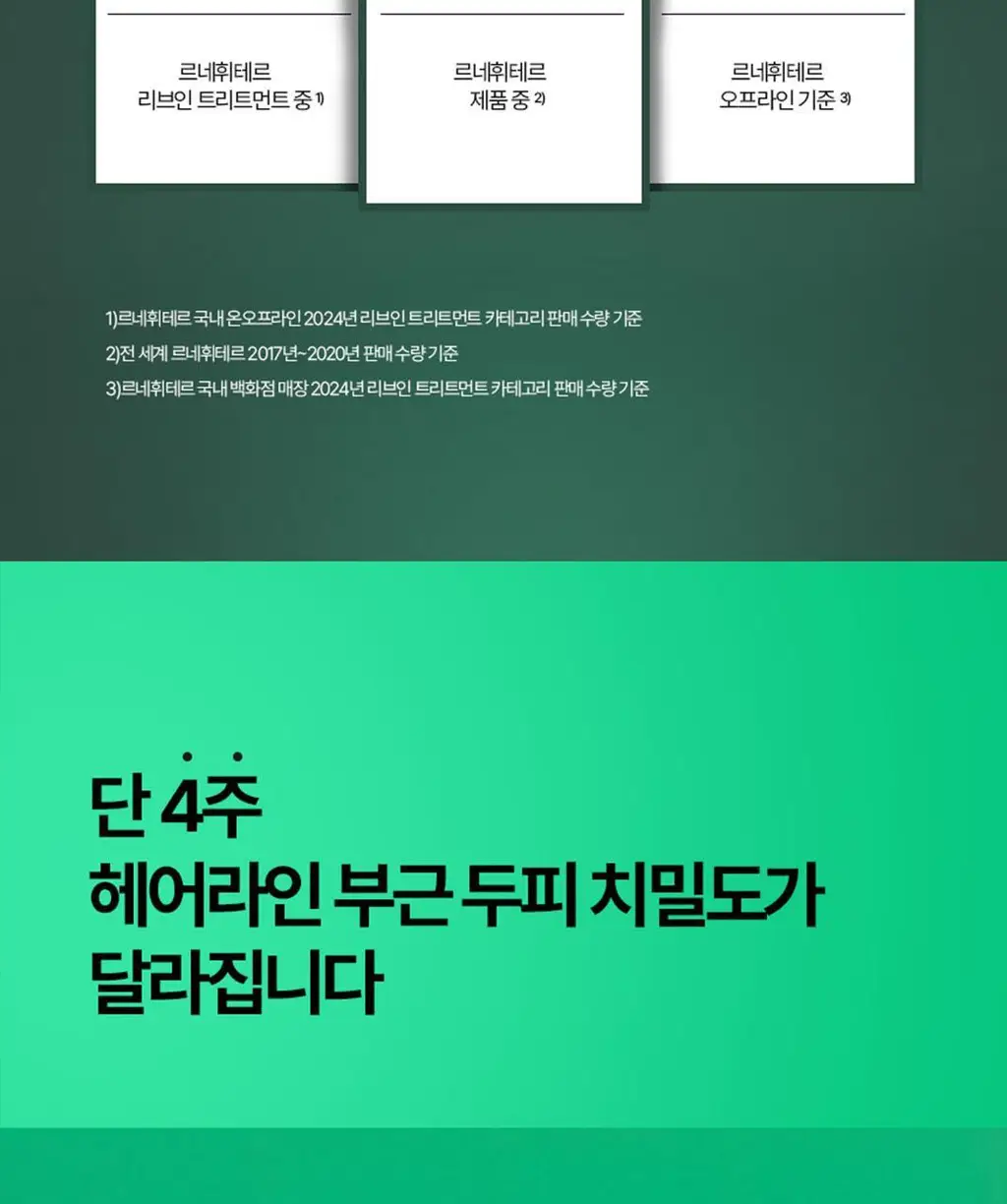 르네휘테르 포티샤 헤어리프팅 FLX 뿌리 볼륨 두피 앰플 세럼 100ml (기획/단품) 상세페이지 7