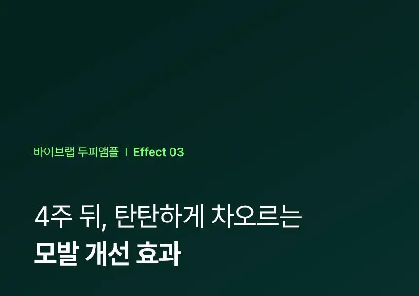 바이브랩 리바이브 테라피 헤어 스칼프 앤 브로우 앰플 상세페이지 17