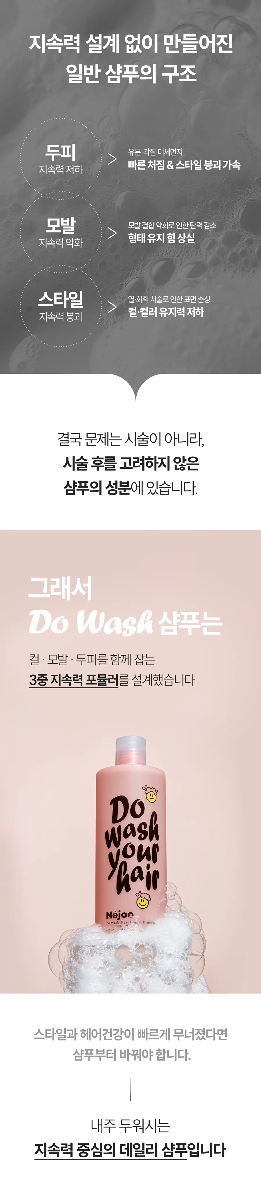 내주 컬앤컬러 지속력 샴푸 500ml (01 시트러스 부케) 상세페이지 3