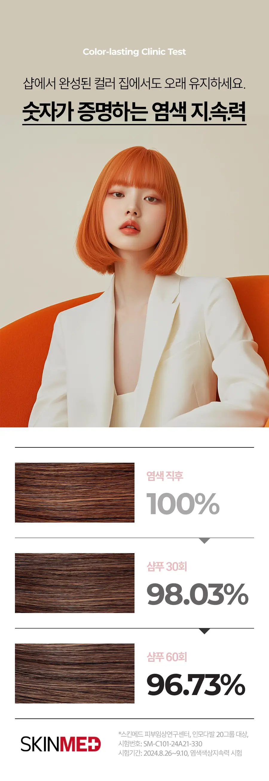내주 컬앤컬러 지속력 샴푸 500ml (01 시트러스 부케) 상세페이지 6