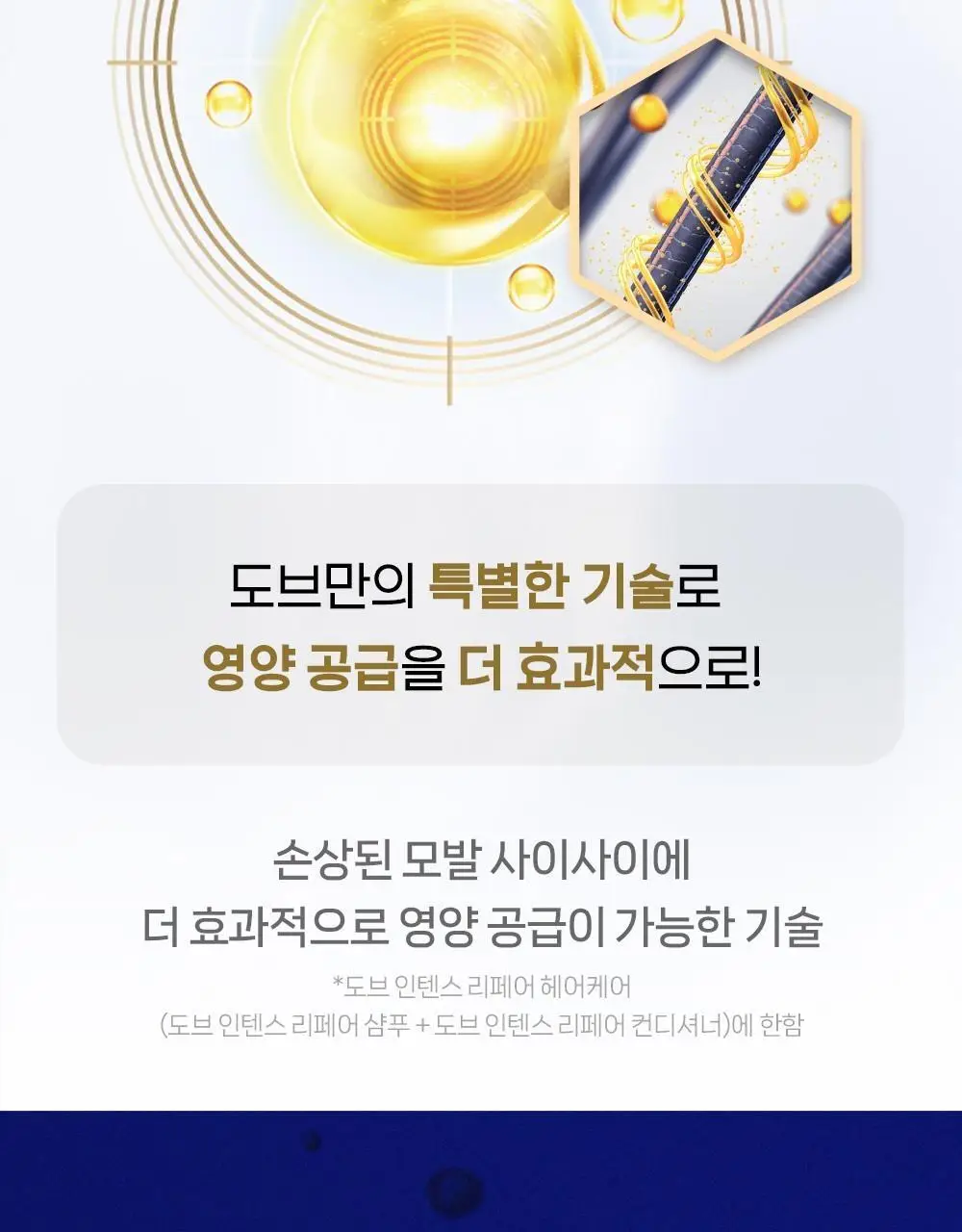 도브 울트라 케어 샴푸 & 컨디셔너 8종 택1 상세페이지 3