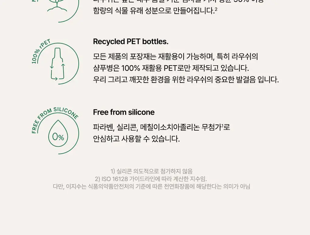 라우쉬 샴푸 200ml 5종 택1 (콜츠푸트/씨위드/스위스허벌/카모마일/에그오일) 상세페이지 17