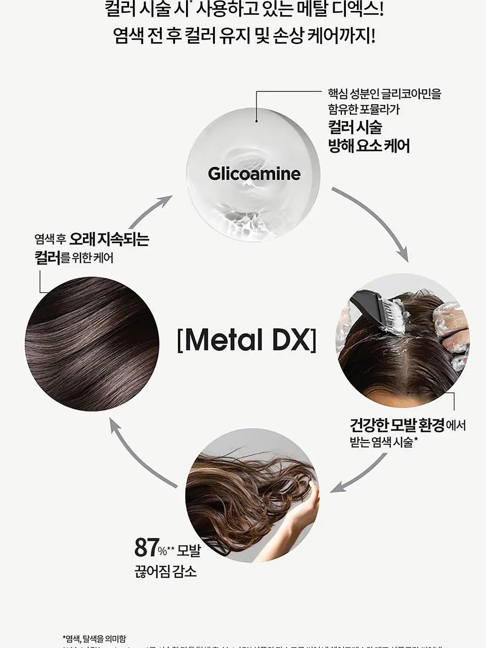 로레알프로페셔널 메탈디엑스 디스커버리 2종 키트 (샴푸 100ml + 마스크 75ml) 상세페이지 4