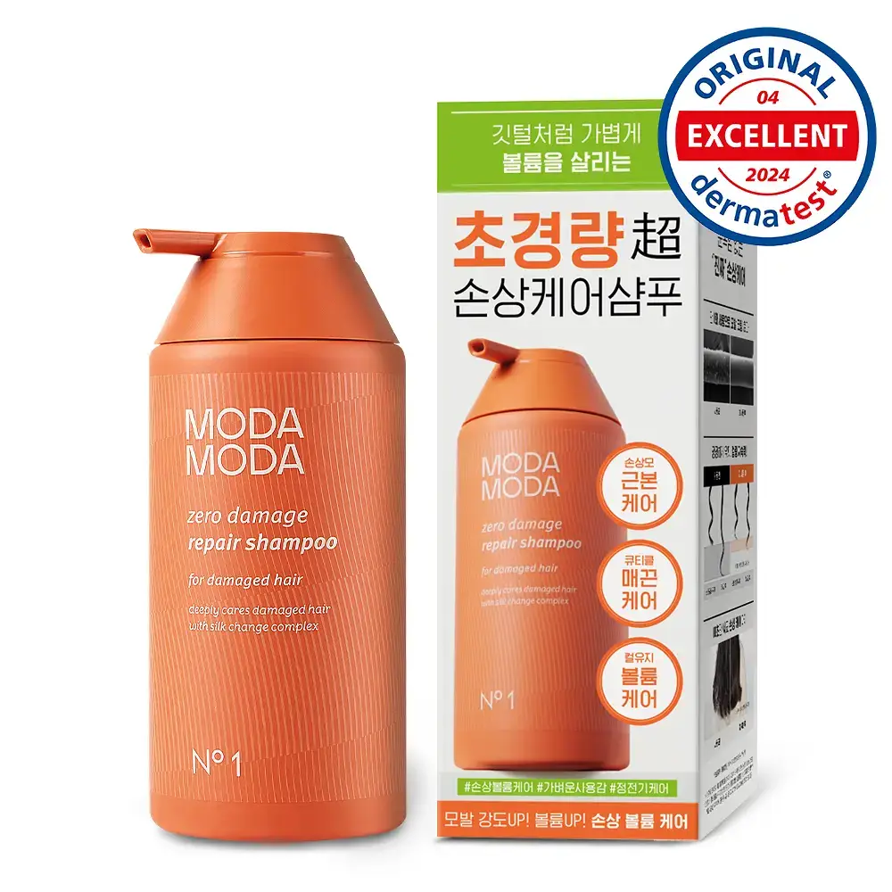 모다모다 제로데미지 리페어 샴푸 500g