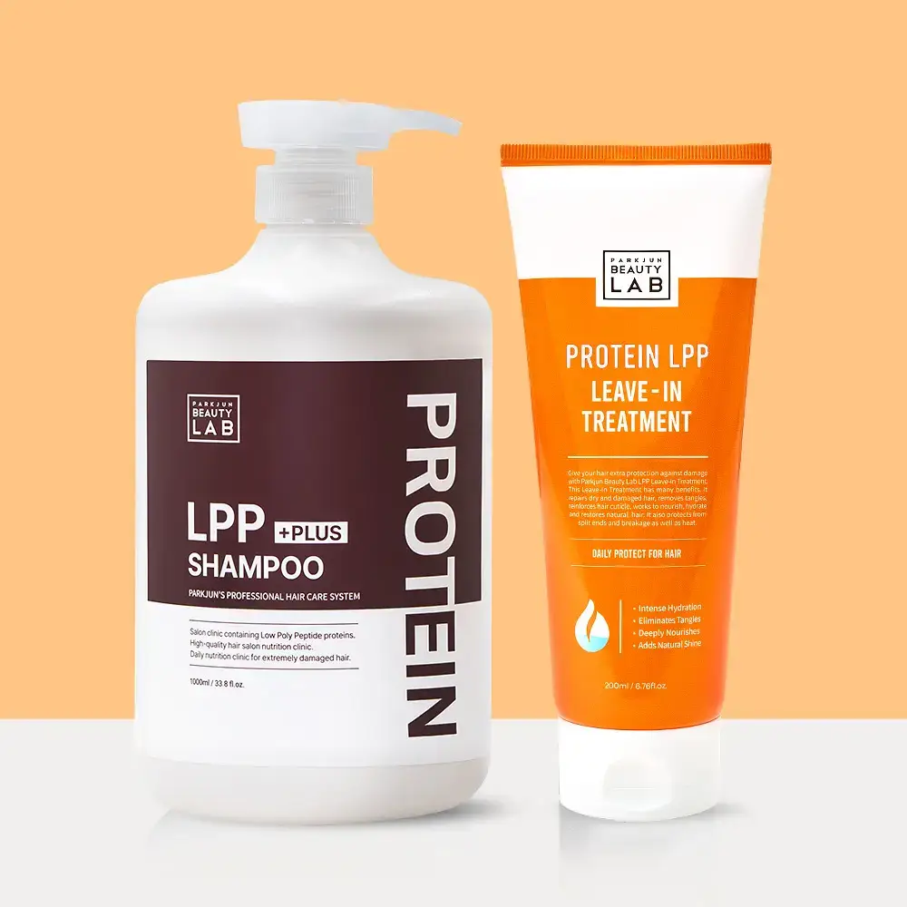 박준뷰티랩 LPP 샴푸 플러스 1000ml + 리브인 노워시 트리트먼트 200ml