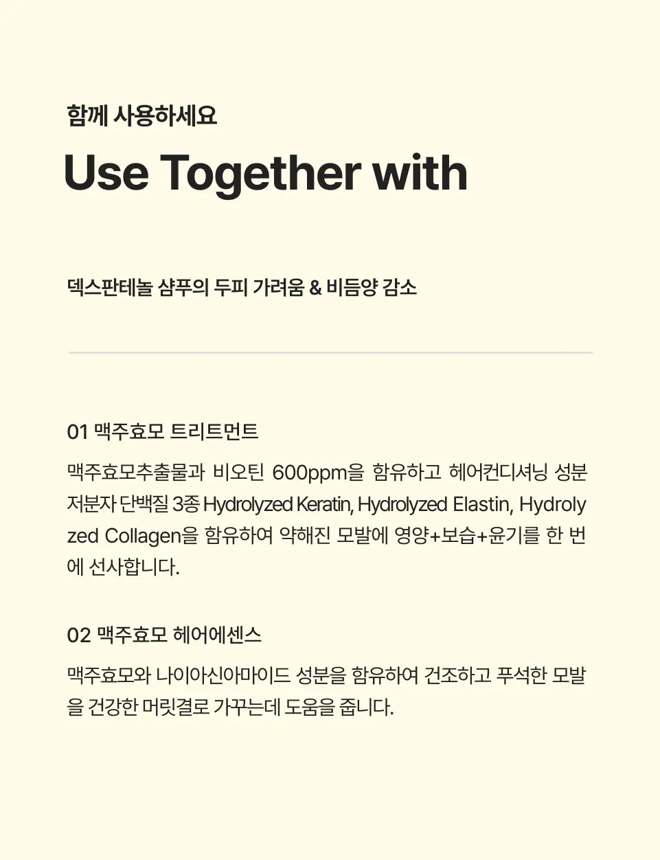 반코르 비듬개선 덱스판테놀 샴푸 500ml 상세페이지 12