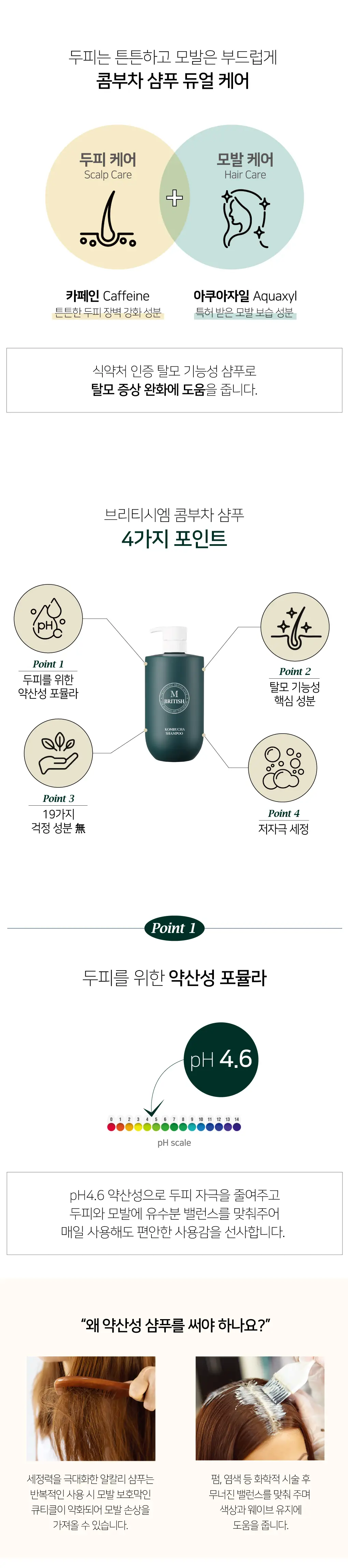 브리티시엠 콤부차 샴푸 750ml 상세페이지 3