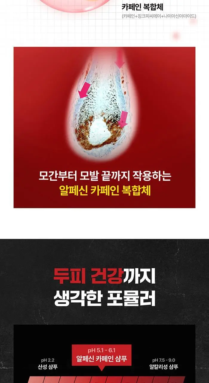 알페신 스포츠 카페인샴푸 씨티엑스 250ml 상세페이지 6