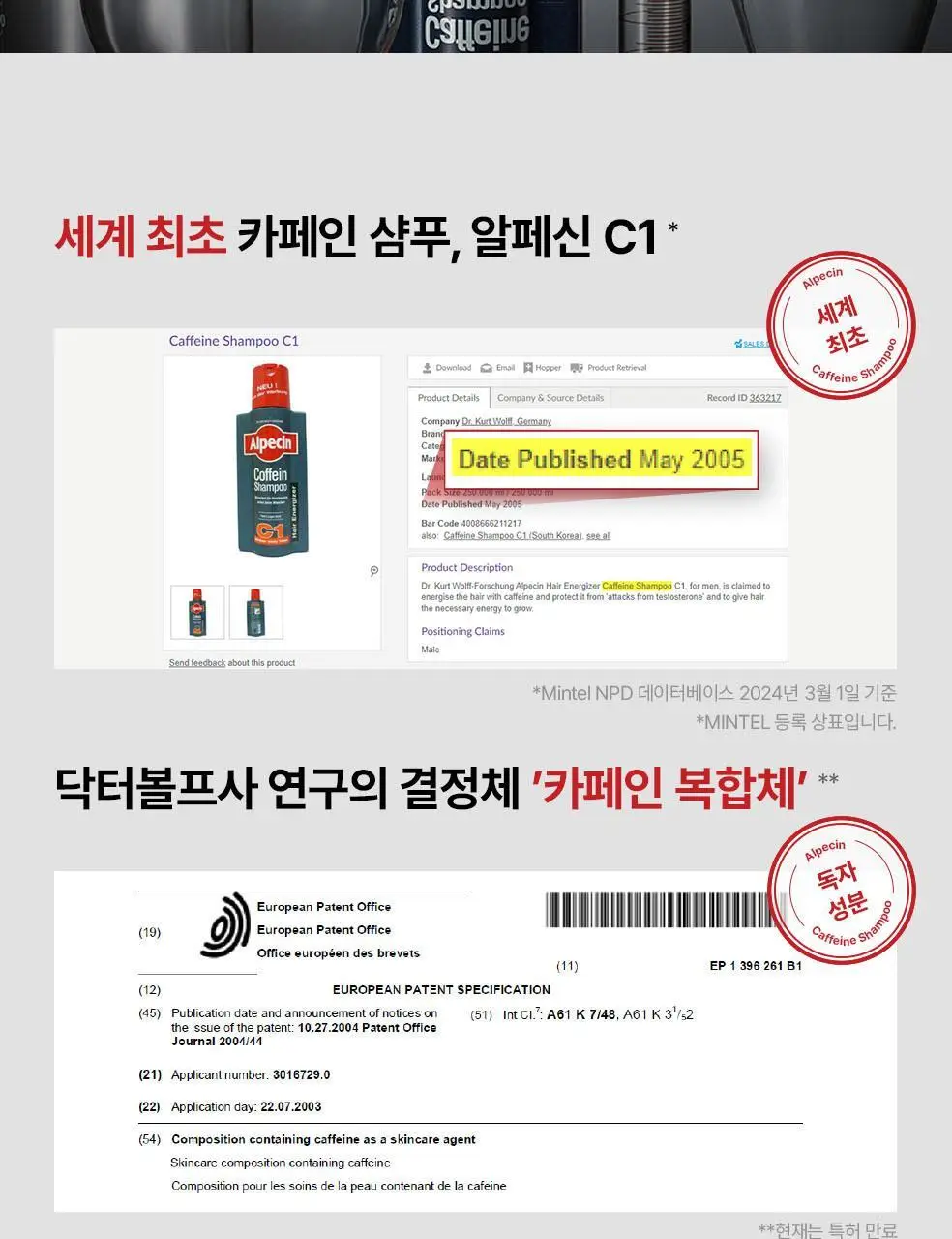 알페신 카페인샴푸 C1 250ml 상세페이지 8