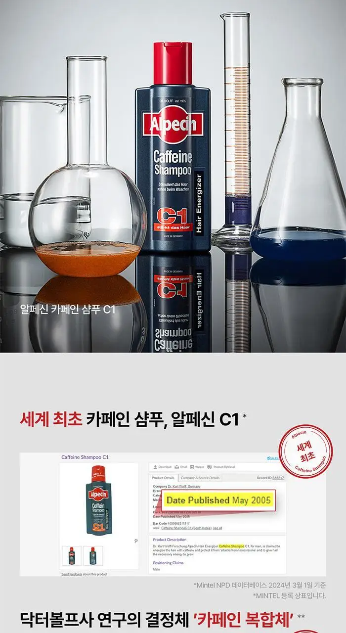 알페신 카페인샴푸 C1 375ml 기획 세트(+리퀴드 75ml+펌프) 상세페이지 6