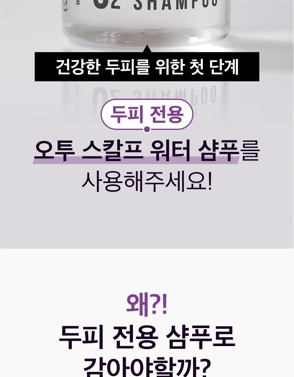 얼라이브랩 오투 스칼프 워터 샴푸 350ml 상세페이지 3