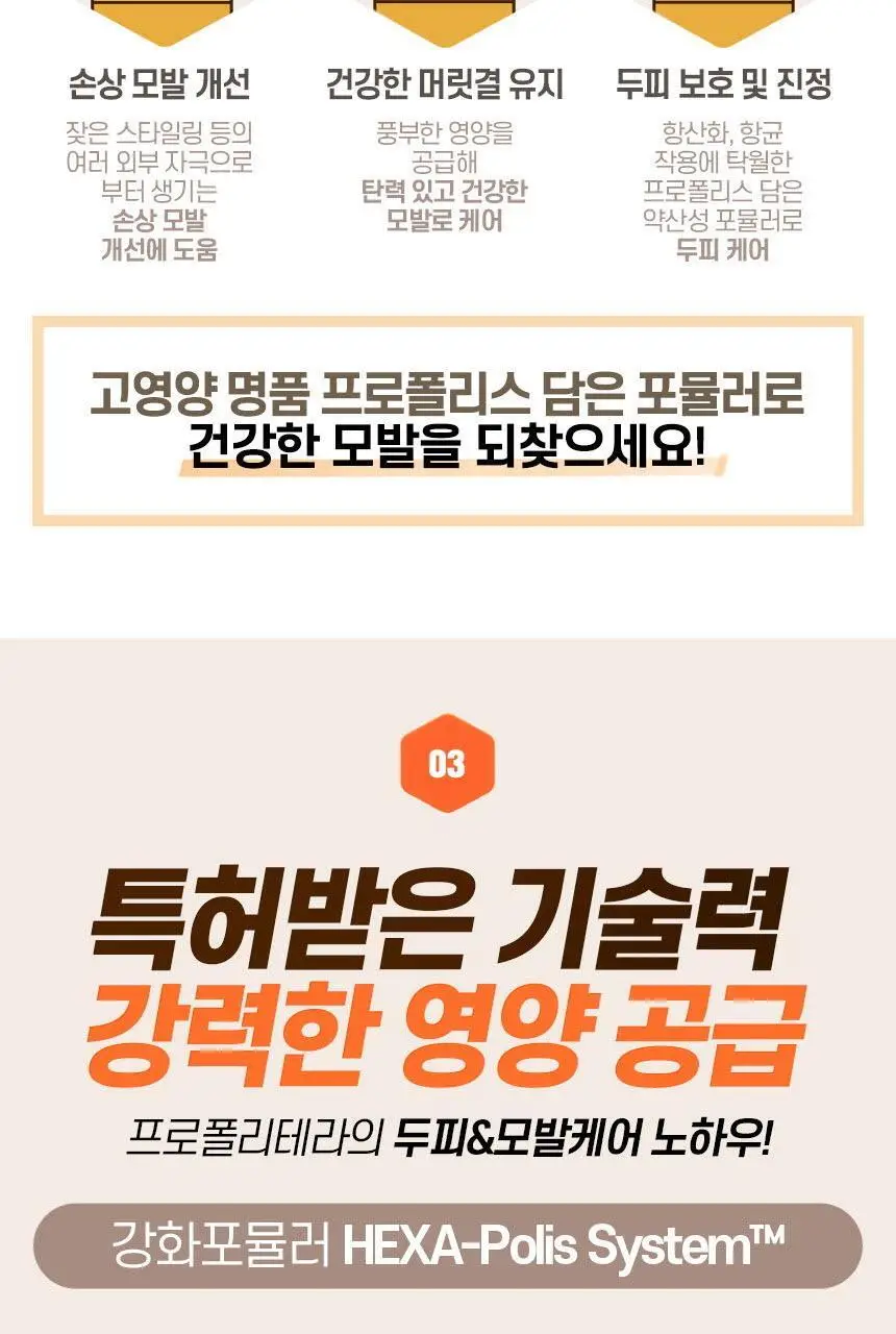 엘라스틴 프로폴리테라 손상된모발용 샴푸500ml 상세페이지 11