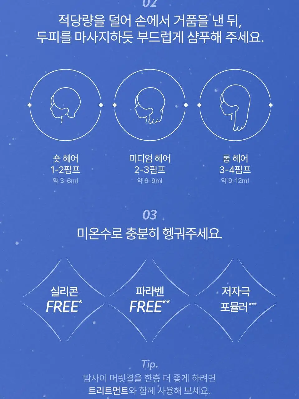 요루 릴렉스 나이트 리페어 샴푸/트리트먼트 440ml (윤기 케어) 상세페이지 22