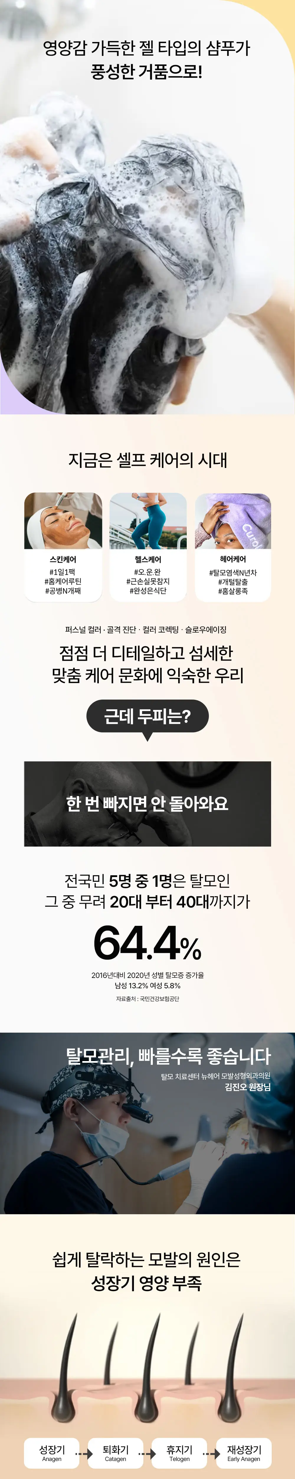 위드비컨 탈모증상완화 린언미 샴푸 360ml(지루성 두피) 상세페이지 3