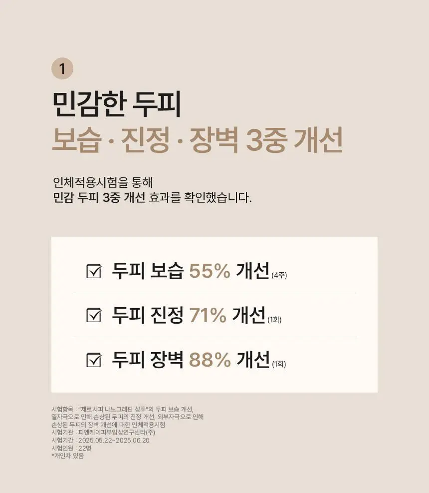 제로시피 나노그래핀 샴푸 500ml 상세페이지 8