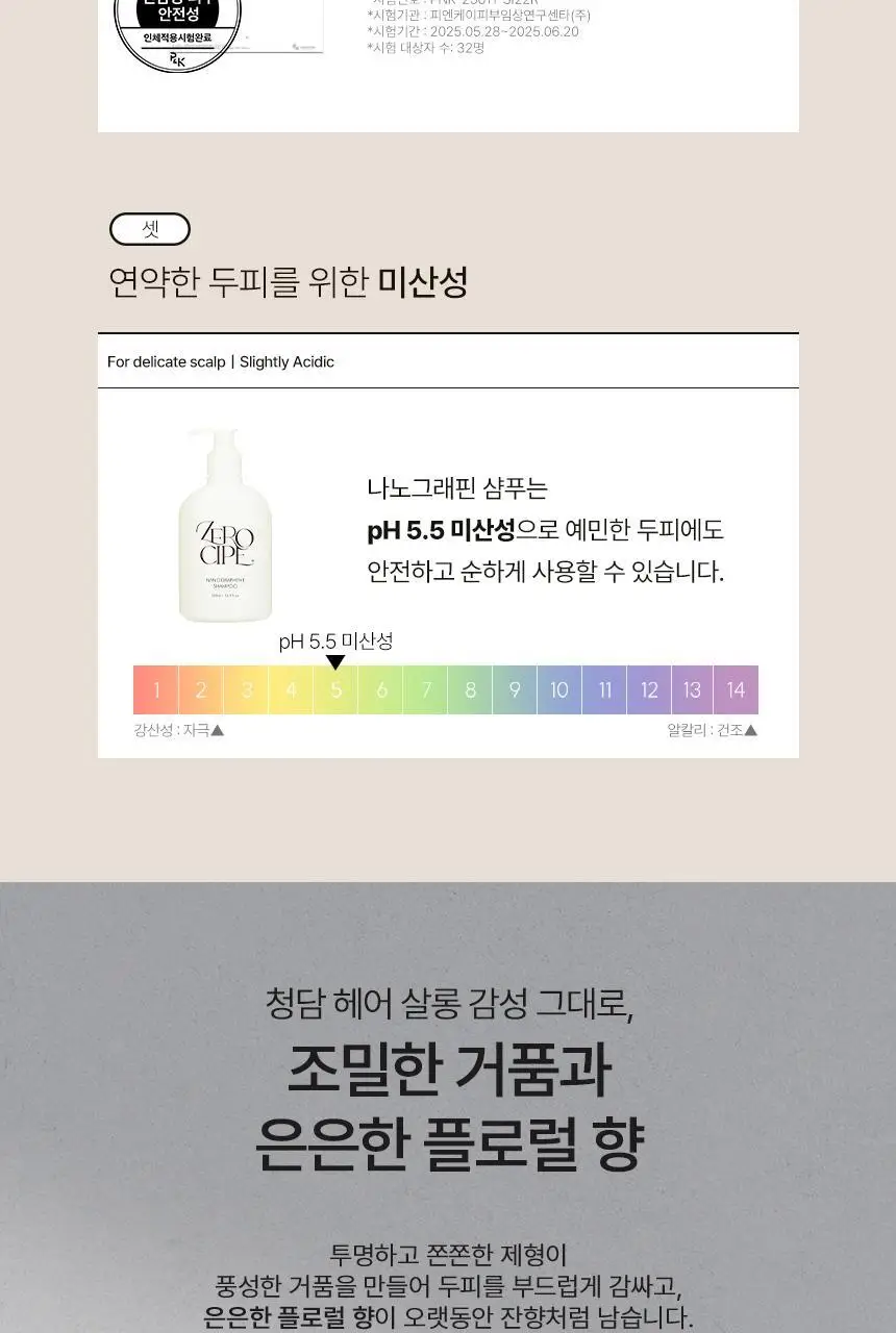 제로시피 나노그래핀 샴푸 500ml 상세페이지 18